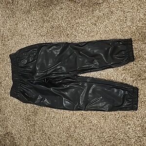 Avec  Les filles faux leather  joggers